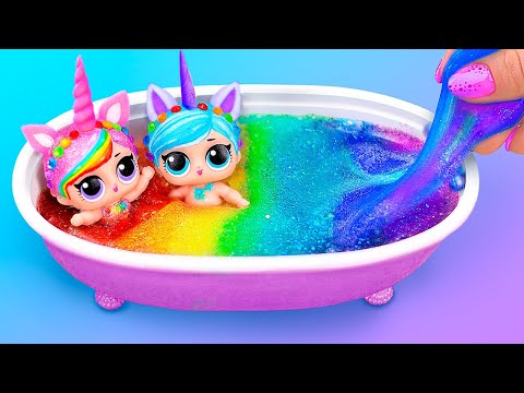 Видео: 30 идей для единорогов! Крутые лайфхаки для кукол ЛОЛ