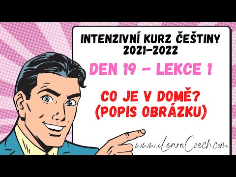 Видео: Курс чешского 19.1: Что в доме? (описание картинки)