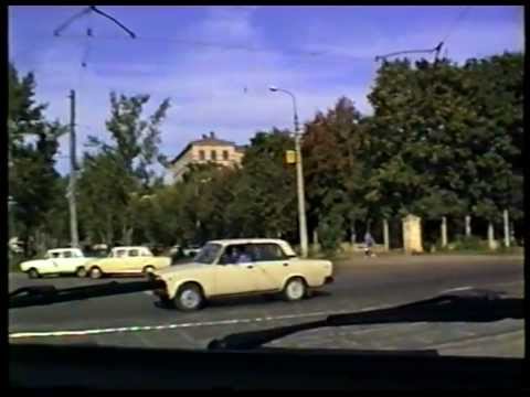 Видео: Driving in Moscow, 1994. Post-Soviet Russia | По Москве на Машине.