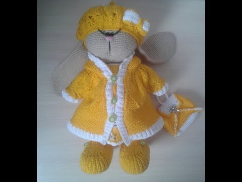 Видео: Зайка в стиле Тильда кардиган часть 2