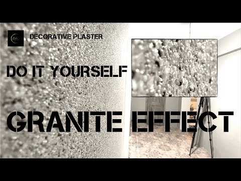 Видео: имитация гранитного камня