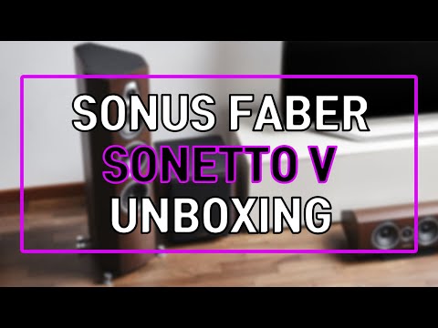 Видео: Распаковка Sonus Faber Sonetto V