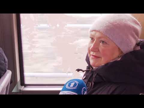 Видео: В Гомеле курсирует новогодний троллейбус
