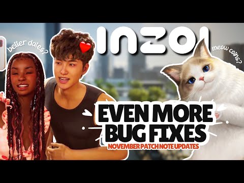 Видео: inZOI Ранний доступ: НОВЫЕ исправления ошибок в ноябре (лучшие даты, лучшее освещение, лучшие пон...