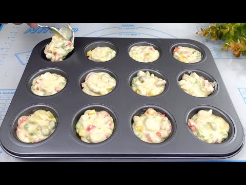 Видео: Мини-пицца с жидким тестом! Не нужно месить — пицца готова за 5 минут! 🔥