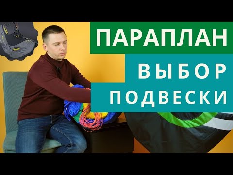 Видео: Параплан особенности выбора подвесной системы