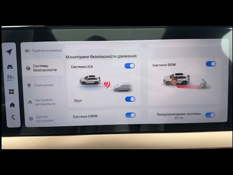 Видео: Разбор ассистентов/систем безопасности штатно установленных на автомобил Джили Монжаро/Geely Monjaro