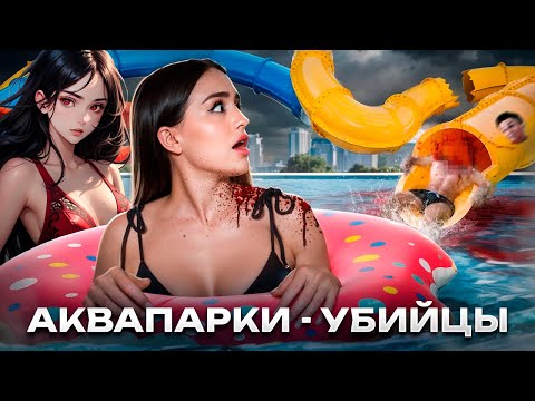 Видео: ОСТАЛСЯ БЕЗ...ГОЛОВЫ? | Ужасные происшествия в аквапарках (Alina Times) | РЕАКЦИЯ