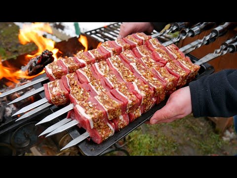 Видео: ШАШЛЫК ХИТ 2023. Новый ШАШЛЫК - 2 в 1. Рецепт от Тихона. ENG SUB
