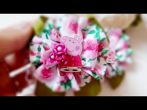 Видео: лето продолжается!!! яркие летние бантики!