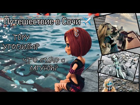 Видео: Путешествие в Сочи | влог Лагуны | стоп моушен монстер хай