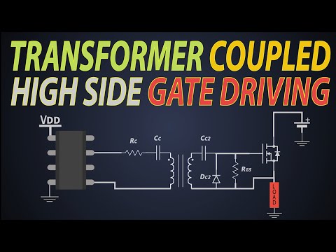Видео: Изолированный драйвер MOSFET высокого плеча | Однотактная схема управления затвором с трансформат...
