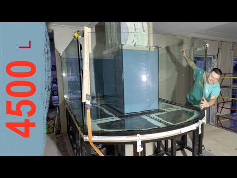 Видео: Изготовление аквариума на 4500л