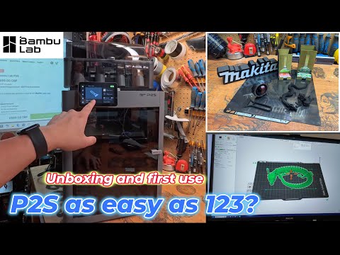Видео: Распаковка и демонстрация Bambu Lab P2S — самый простой 3D-принтер в мире! Просто, как раз-два-тр...