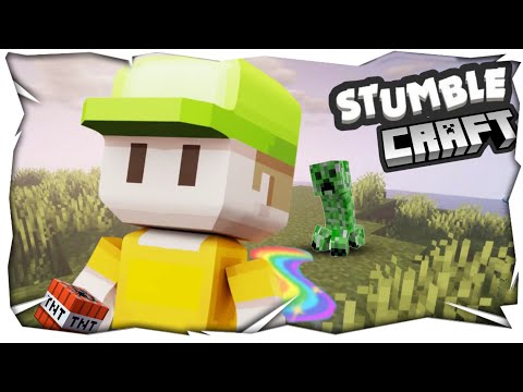 Видео: Коллаборация STUMBLE GUYS  и MINECRAFT(байт)