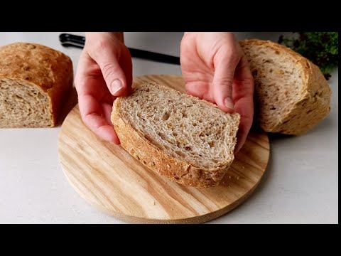 Видео: Ідеальний та швидкий рецепт корисного хліба 🍞🍞🍞