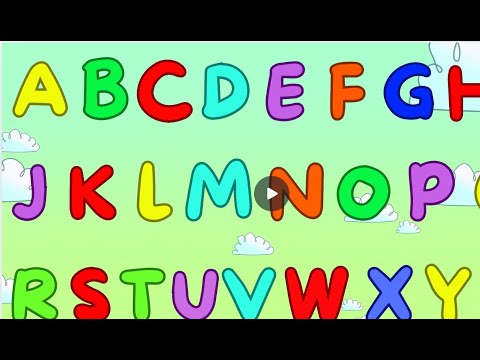 Видео: Песня ABC | Изучаем заглавные и строчные буквы алфавита