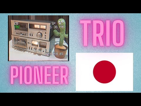 Видео: Кассетные деки TRIO-KX4500 и PIONEER CT-500. Cassette decks.