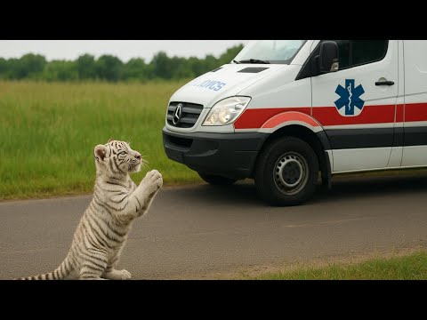 Видео: Белый тигренок умолял вызвать скорую помощь. То, что произошло дальше, оставит вас без слов!