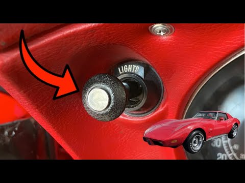 Видео: Как заменить переключатель света фар на Chevrolet Corvette C3 1969–1977 годов