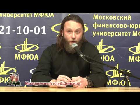 Видео: 12.11.2015 Иеродиакон Симеон (Мазаев) в Молодежном клубе Донской