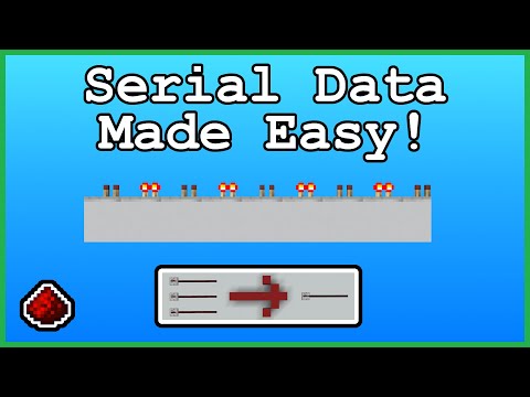 Видео: Последовательные данные – это просто! – Передача данных Redstone