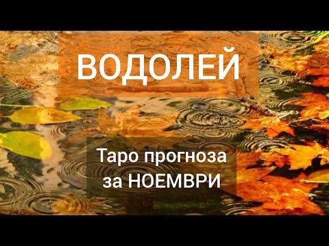 Видео: ВОДОЛЕЙ ♒ Таро🍁НОЕМВРИ 2024 #tarot #рийдинг #хороскоп #tarotreader #водолей