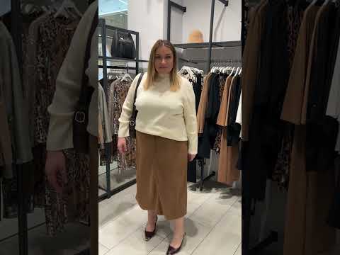 Видео: 3 образа с замшевой юбкой для plussize.