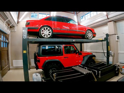 Видео: ОГРОМНЫЙ ПОДЪЁМНИК В ГАРАЖ, АЭРОЛОДКА ПОСТРАДАЛА, ЧУДЕСА МАРКЕТИНГА.