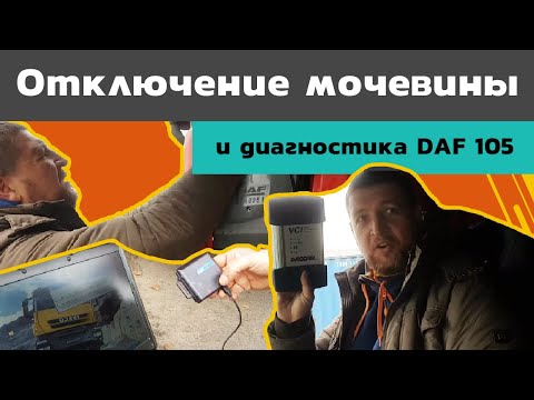 Видео: Отключили очередной DAF 105, сделали диагностику. Внимание! Конкурс! Бесплатно отключим мочевину!