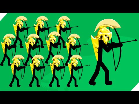 Видео: ЭЛИТНЫЙ ЛУЧНИК СПАСАЕТ ВСЕХ СТИКМЕНОВ! - Stick war legacy