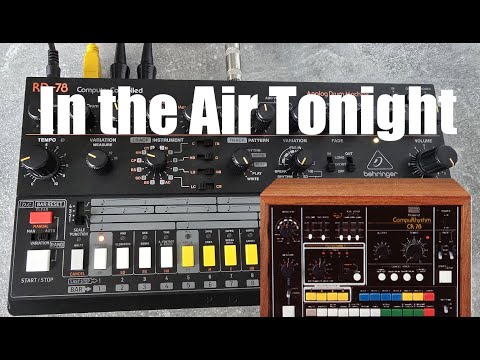 Видео: Программирование легендарного бита Фила Коллинза CR-78 на Behringer RD-78