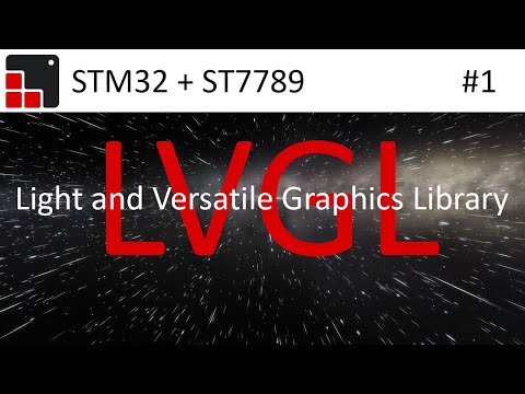 Видео: LVGL + STM32 + ST7789 Создаем простой проект и подключаем библиотеку. Графический интерфейс.