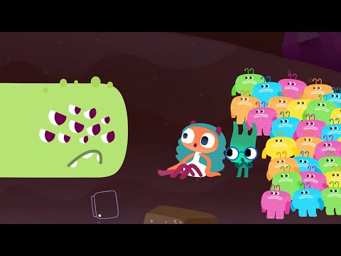 Видео: Ум и Хрум - Мармеладный червь (3 серия) | Развивающий мультфильм для детей