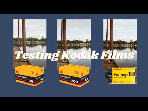 Видео: Тестирование «НОВОЙ» цветной плёнки от Kodak