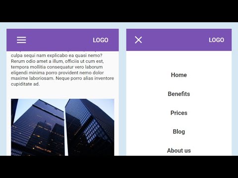 Видео: Простое бургер-меню на чистом JS за 25 минут
