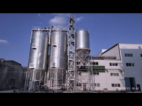 Видео: монтаж силосов Криворожский  МЕЗ