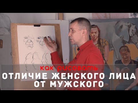 Видео: Отличие ЖЕНСКОГО лица от МУЖСКОГО - А. Рыжкин