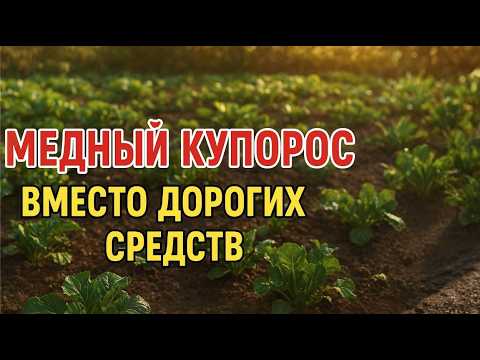 Видео: Секрет Дачников: Медный Купорос Вместо Дорогих Биопрепаратов