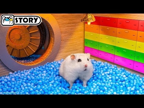 Видео: 🐹 Хомяк сбегает из Тюремного Лабиринта и грабит Банк на Инопланетном корабле 🐹 Хомура Хам Питомцы