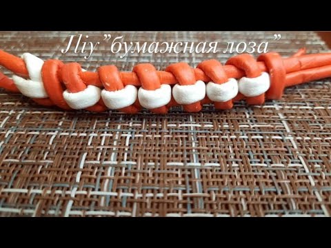 Видео: Ещё один вариант ручки для сумок либо небольших корзиночек#ЮлияЧарыкова#бумажнаялоза