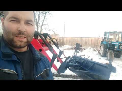 Видео: переделка лопаты на погрузчик мтз