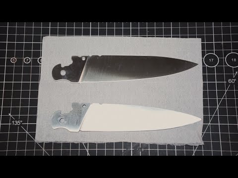 Видео: Новый клинок на реплику Coold Steel Hold Out из n690