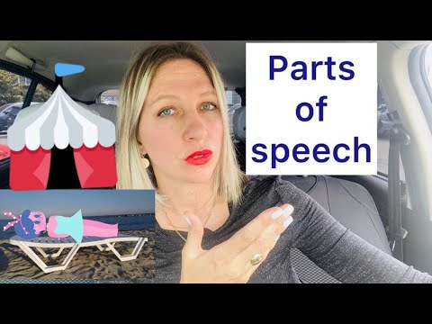 Видео: Parts of Speech Что такое глагол Существительное Части речи в английском