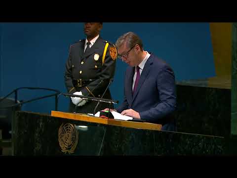 Видео: Выступление президента Сербии Александра Вучича на 80-й сессии Генассамблеи