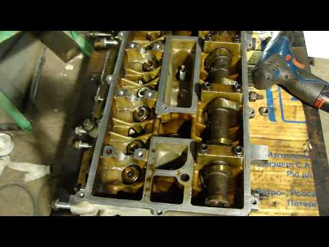 Видео: Регулировка теплового зазора клапанов стаканами.Ford. Adjustment of a thermal backlash of valves