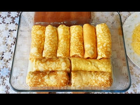 Видео: ЯИЧНЫЕ БЛИНЫ с мясом под сыром ЯЄЧНІ МЛИНЦІ з мясом під сиром