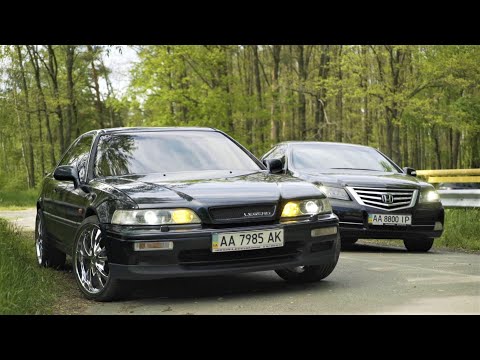 Видео: Honda Legend KA8 & Honda Legend KB2. Это Легендарный японский бизнес-класс.