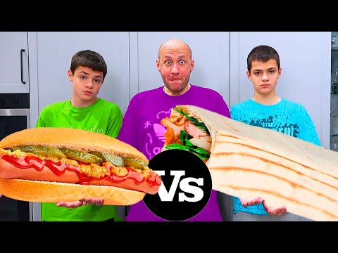Видео: ХОТ-ДОГ vs ШАУРМА. ЧТО ВЫБЕРЕШЬ ТЫ?