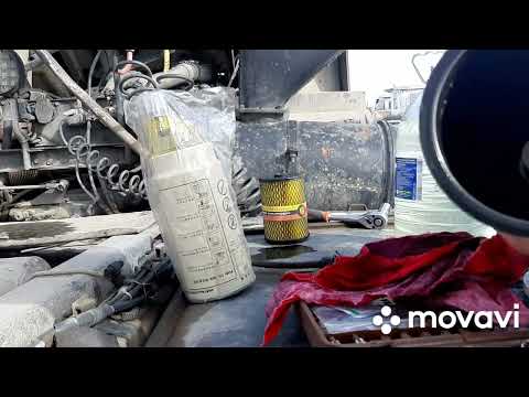 Видео: Замена топливного фильтра тонкой очистки Маз 5440 ямз 7511